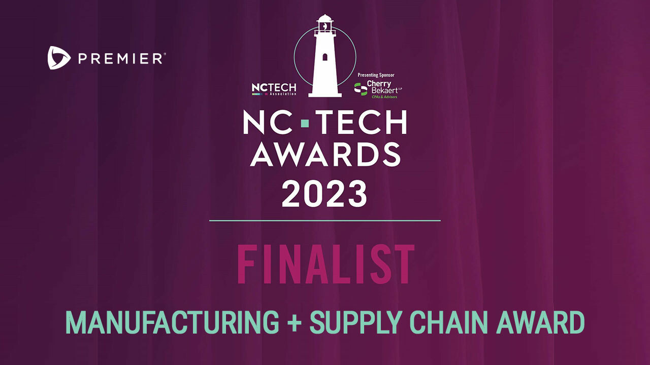 Premier Selected as Finalist for 2023 NC TECH Awards